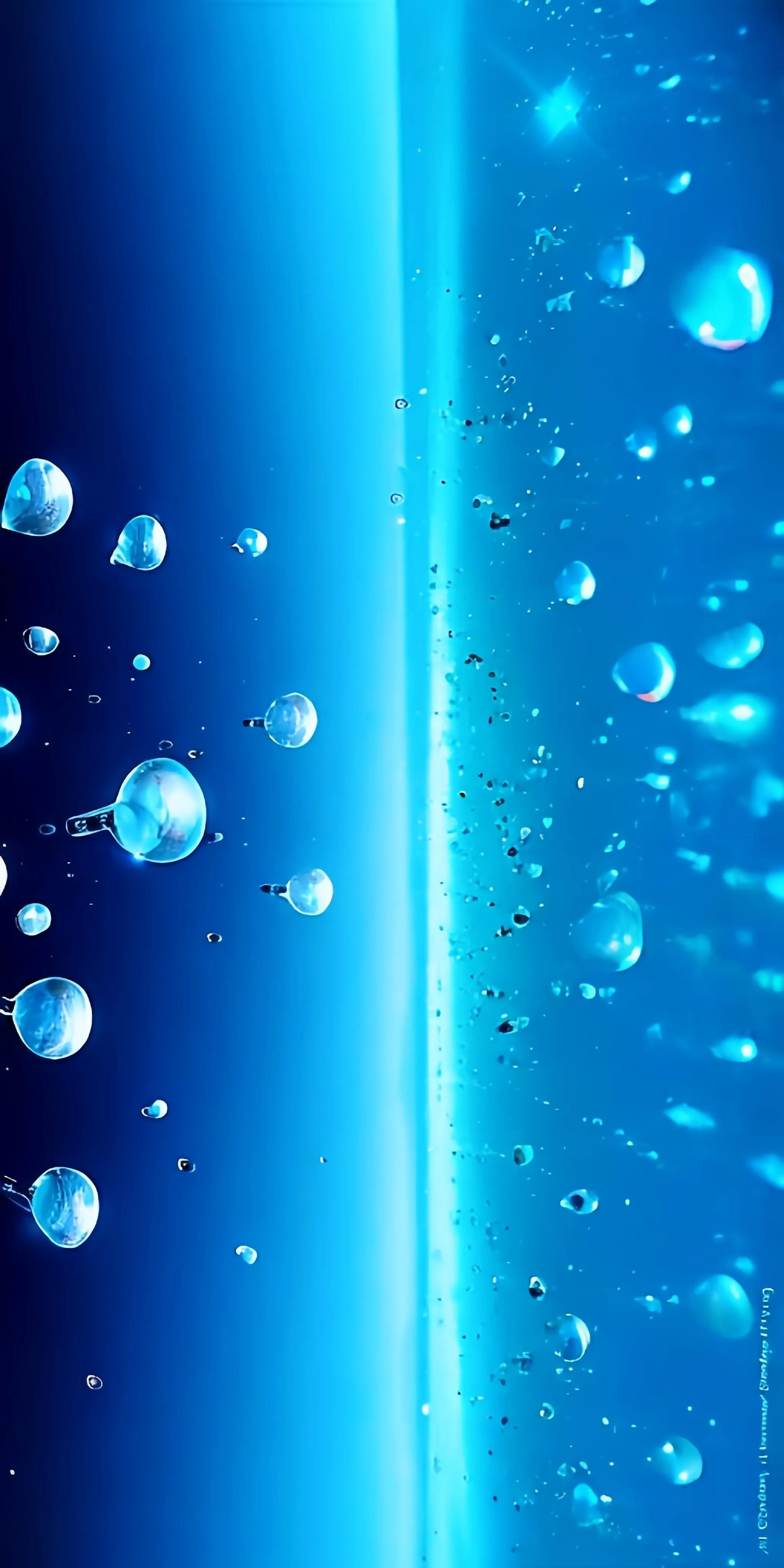 最清晰亮光风景竖版壁纸,水珠蓝色壁纸高清图片大全