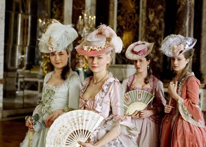 欧洲宫廷贵妇折扇,法国贵妇折扇