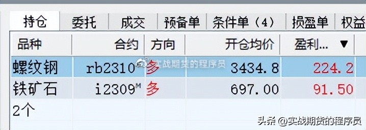 【随机备份可能漏了】2023.6.7螺纹钢RB2310铁矿石2309夜盘盘后