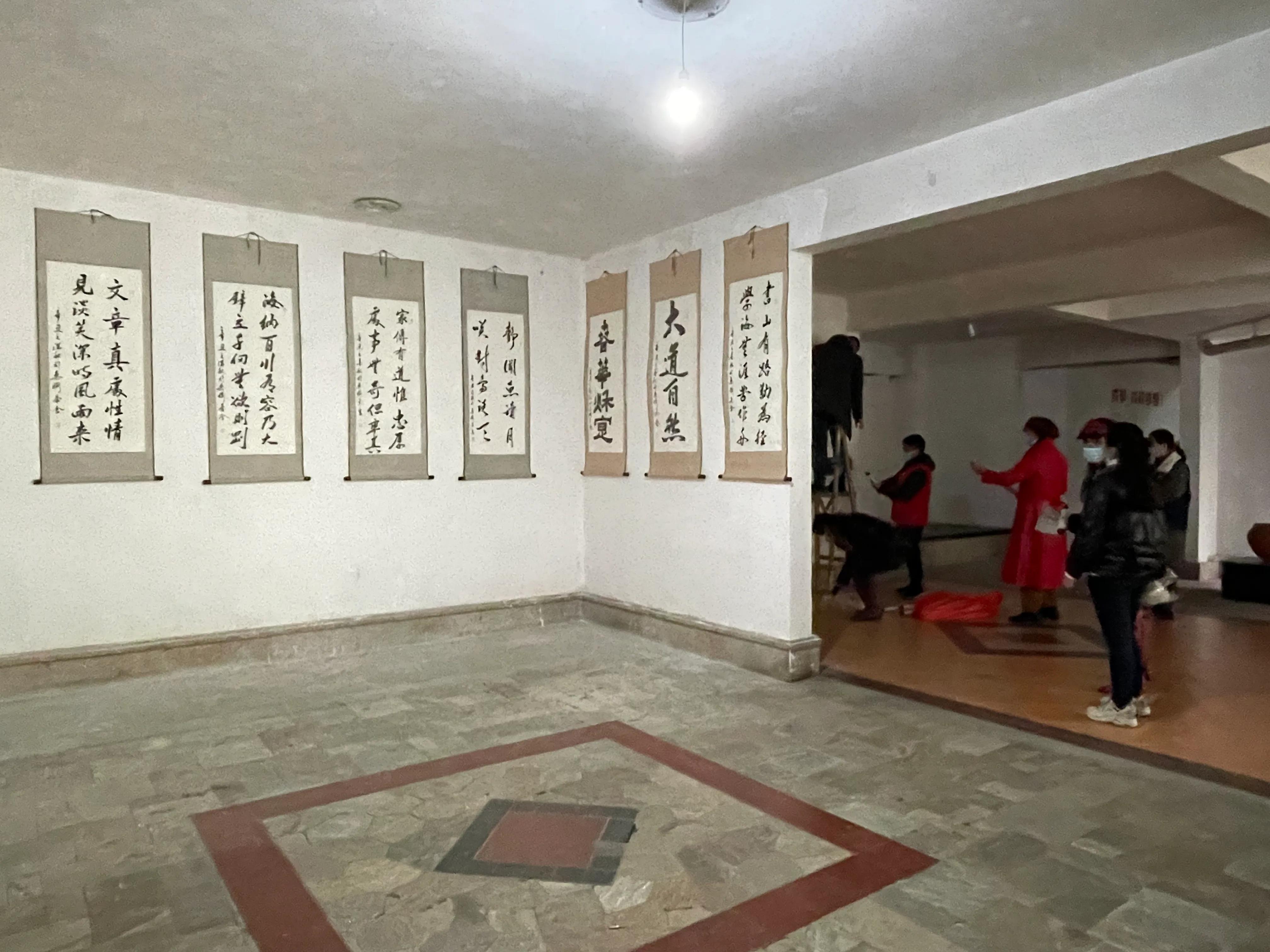 蜀西社区“白鸽茶舍”—聚才艺、兴共享书法绘画活动