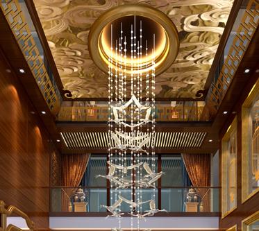 楼顶凹字型别墅图片,凸形中式别墅图片大全