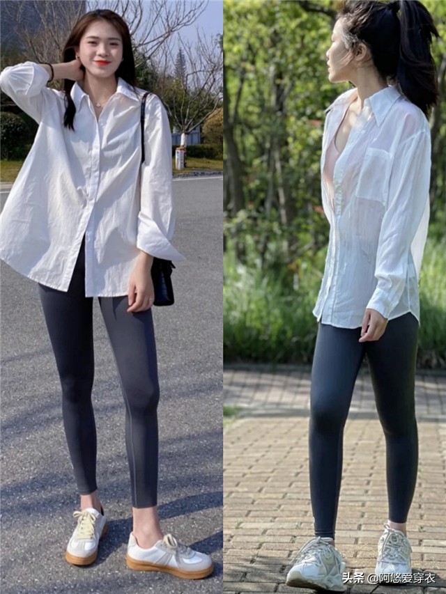 鲨鱼裤和阔腿裤哪个好看,鲨鱼裤和阔腿裤哪个更好搭