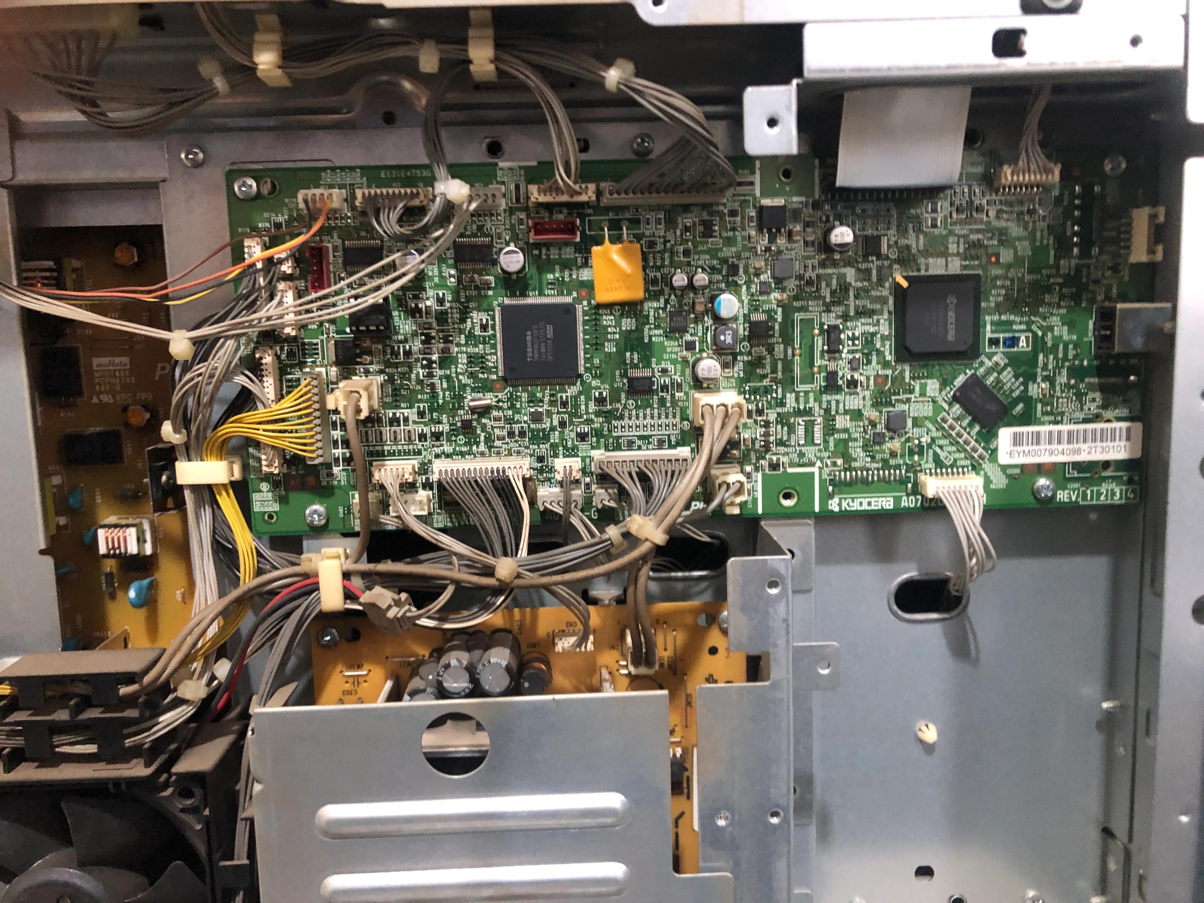 京瓷2010维修教程,京瓷2010拆机更换传感器