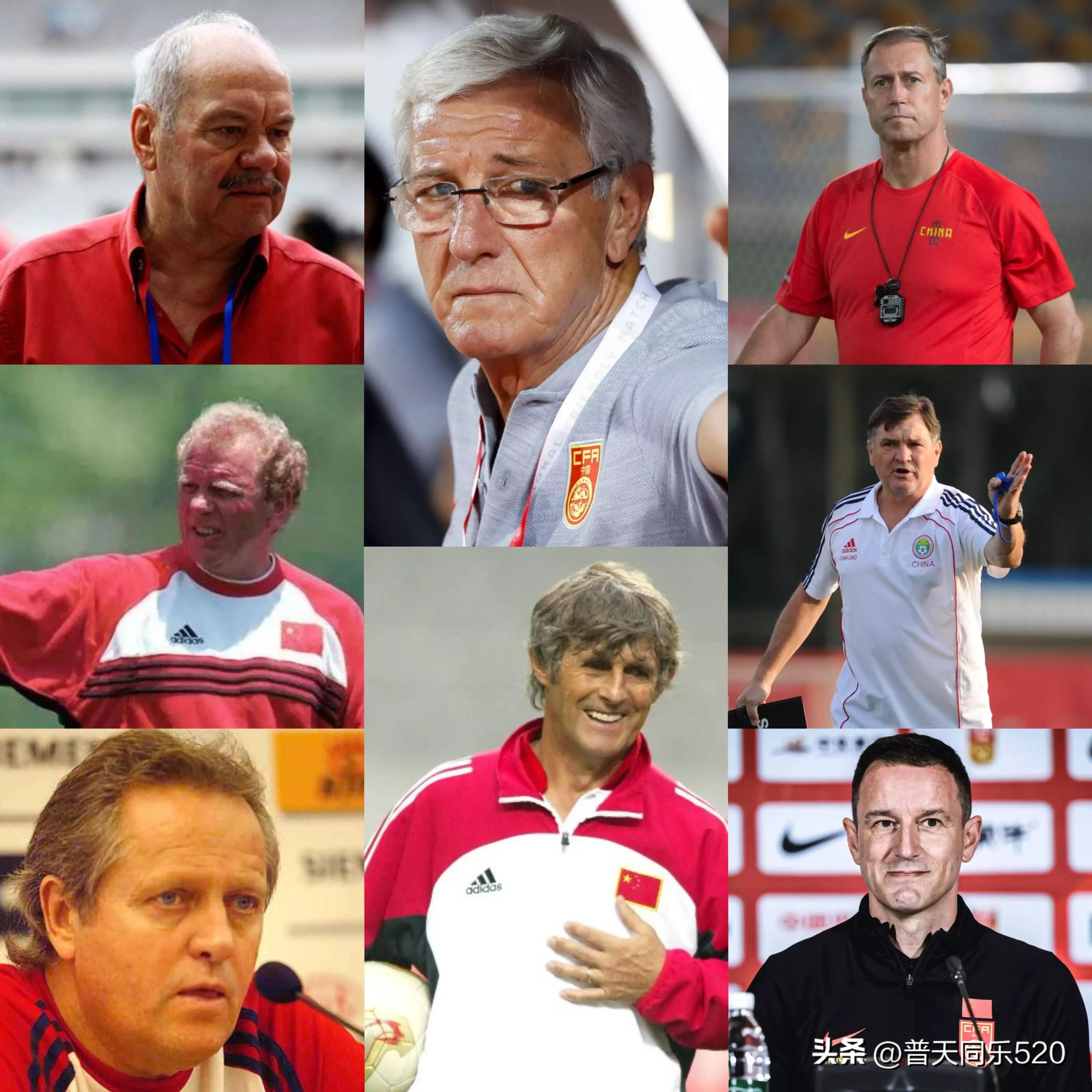 大连人队历任外籍主帅,中国男足历届外籍主帅