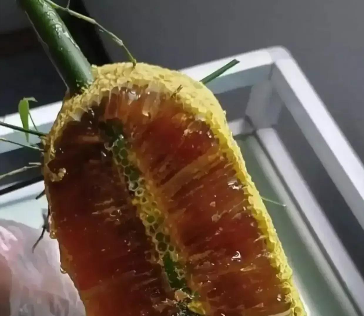 竹子上咬洞的蜂叫什么蜂,竹子上的蜂巢蜜