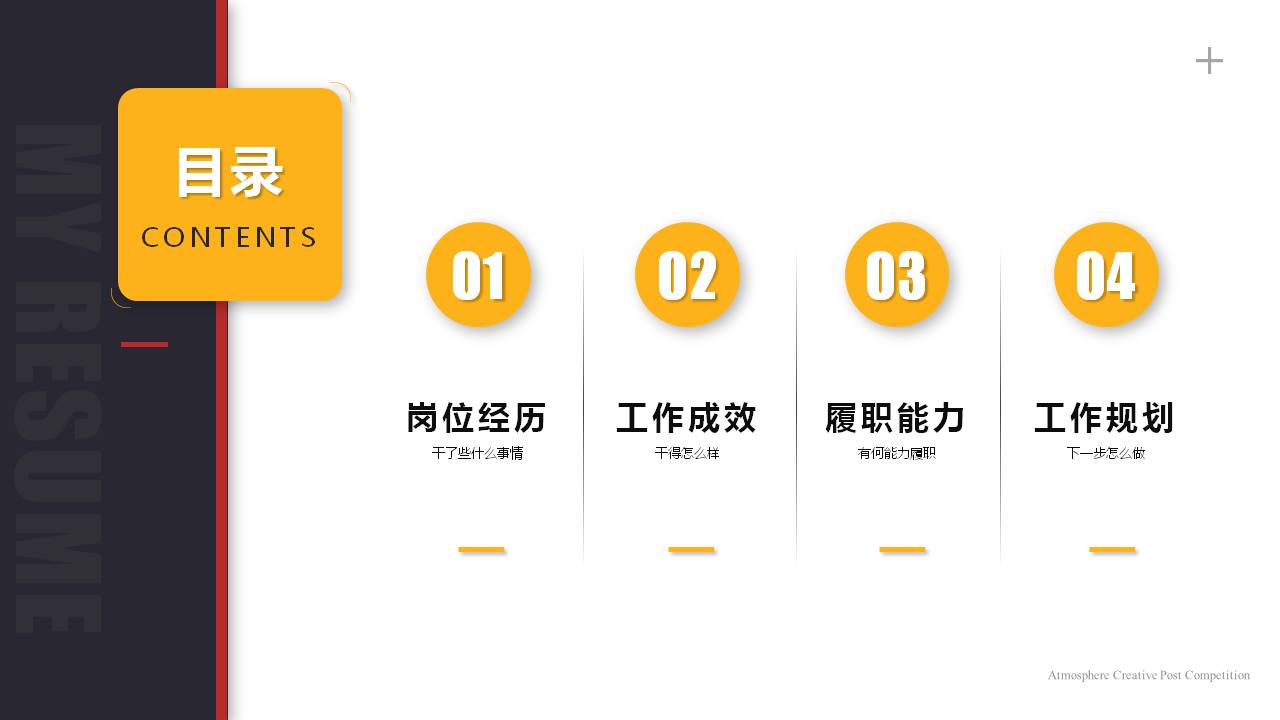 竞聘述职报告ppt免费模板,大气简约蓝色竞聘岗位ppt模板