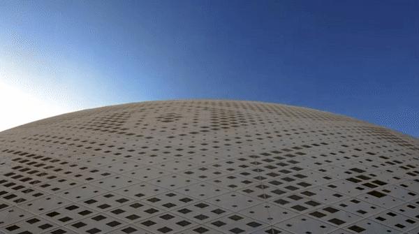 卡塔尔世界杯场地设计方案图,卡塔尔世界杯的主体育场设计理念