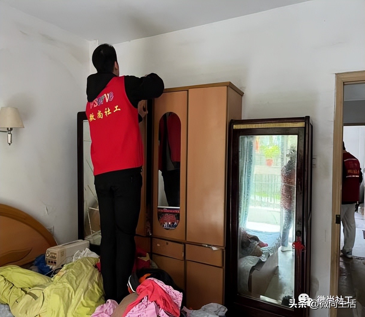 社工站关爱老人志愿服务,社工站志愿者服务队