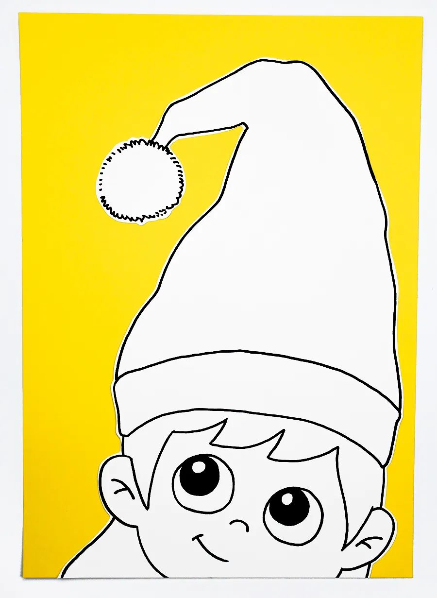 帽子画法儿童画,帽子儿童画图片大全线描