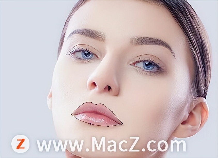 如何用ps给人物换口红,ps人物口红颜色调整