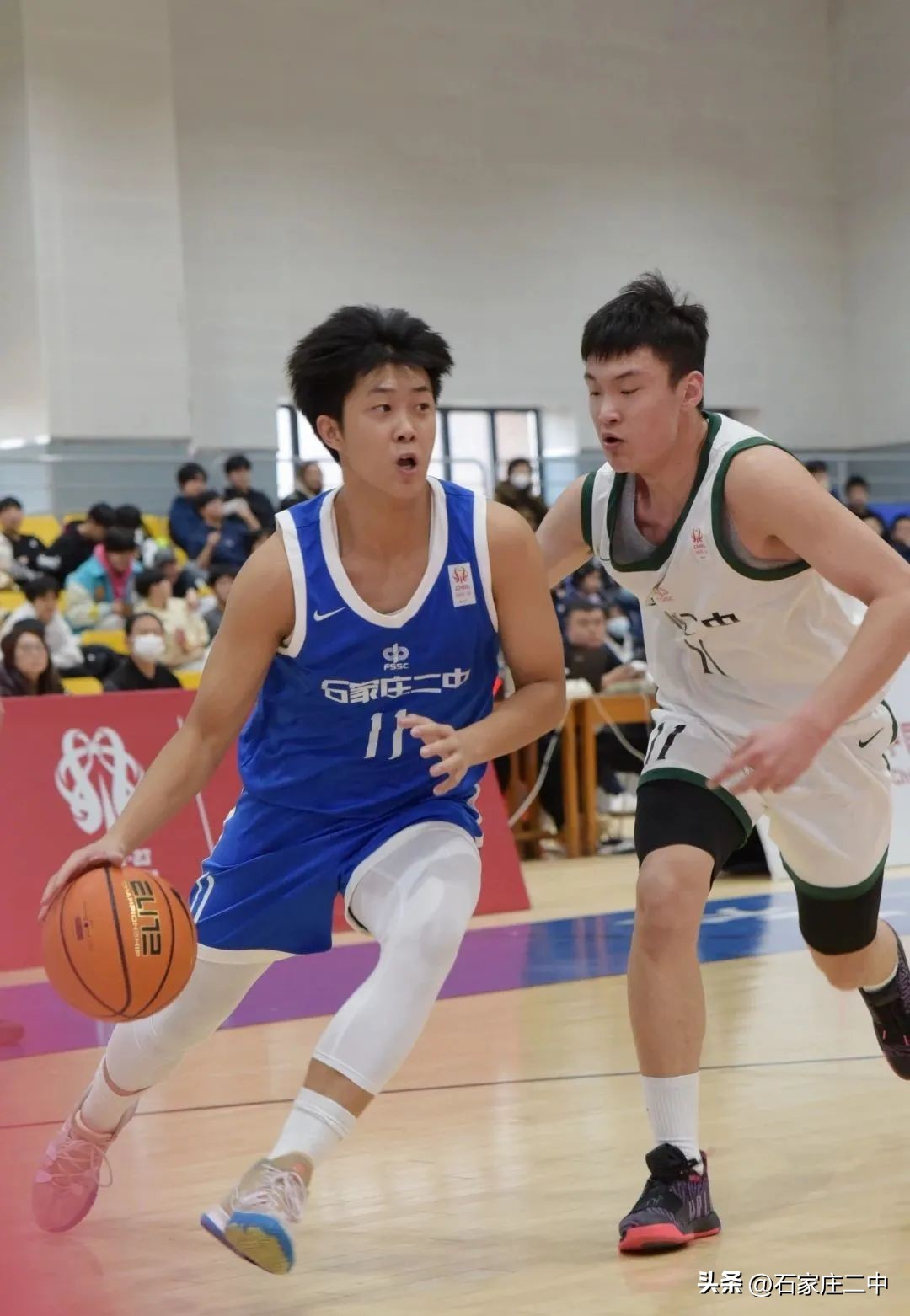 王者荣耀!2022—2023赛季耐克中国高中篮球联赛(河北赛区),石家庄二中男、女篮再次双双夺冠!