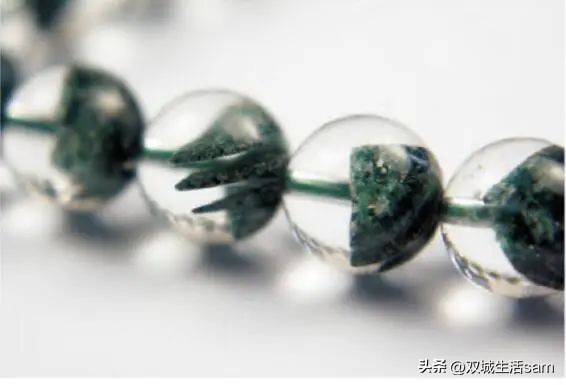 真正的绿幽灵水晶价格,天然水晶散珠绿幽灵