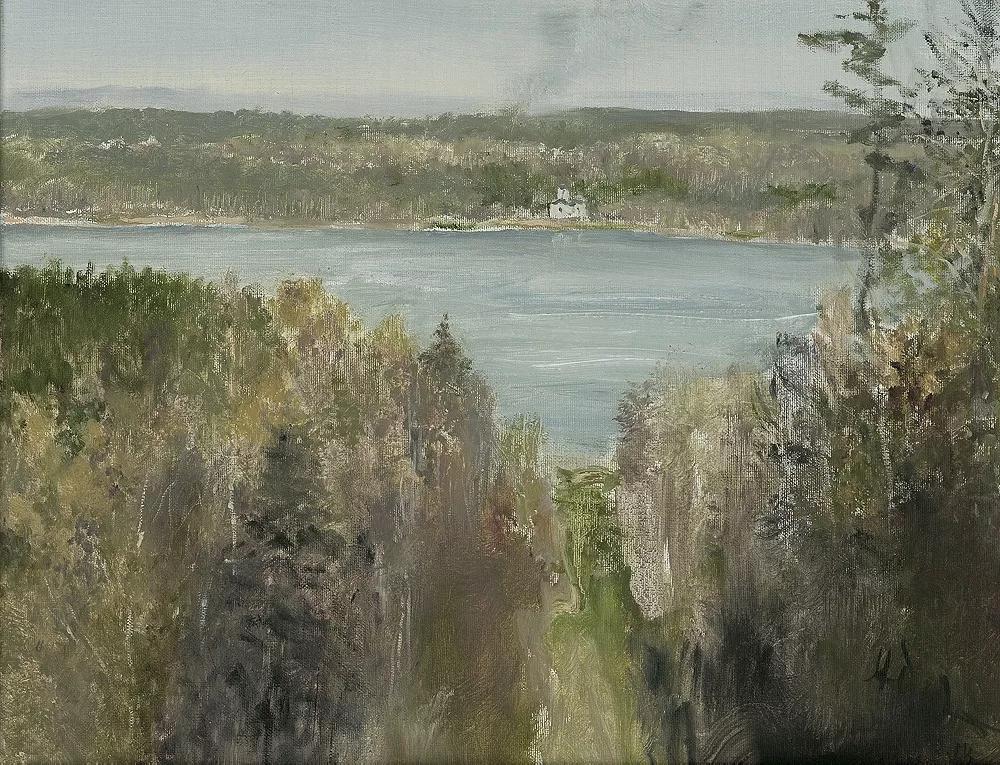 何多苓俄罗斯写生油画,何多苓油画2007