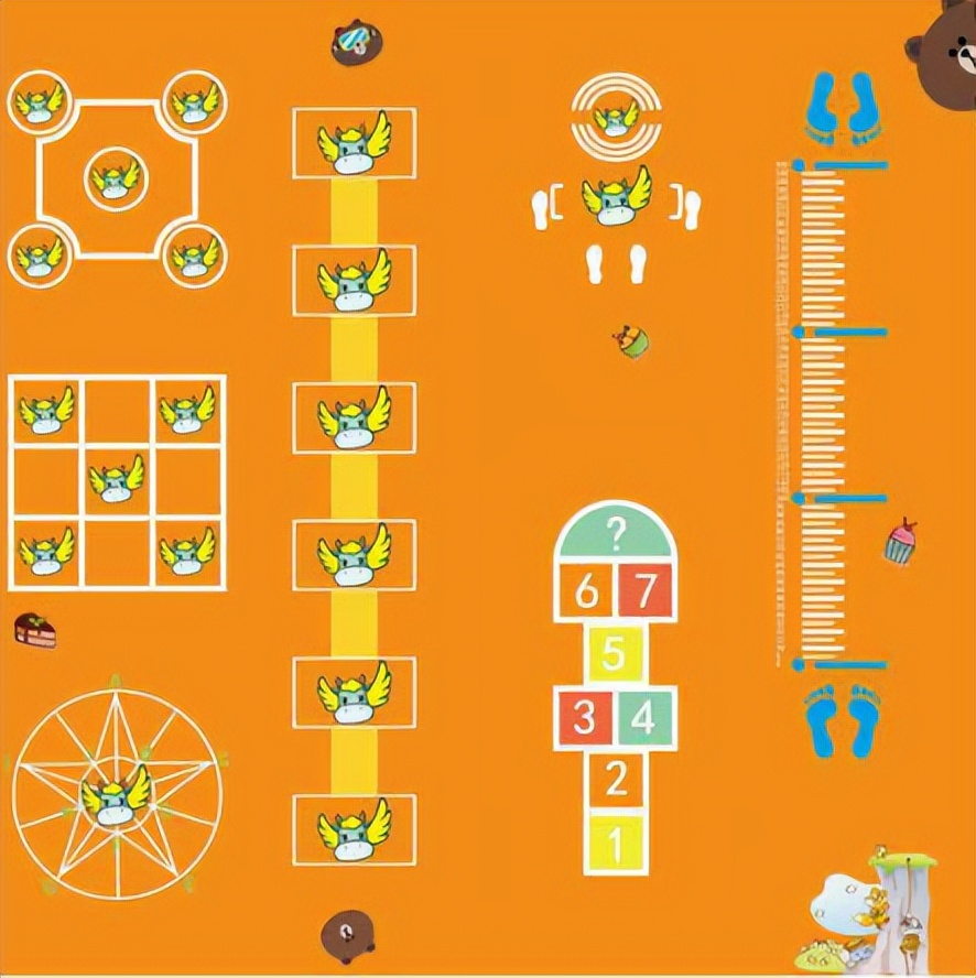 少儿体适能定制地胶,体适能软垫地胶