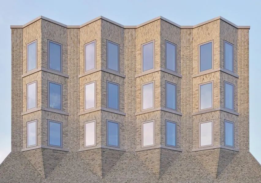 简单爱户型,红砖建筑特殊花样造型