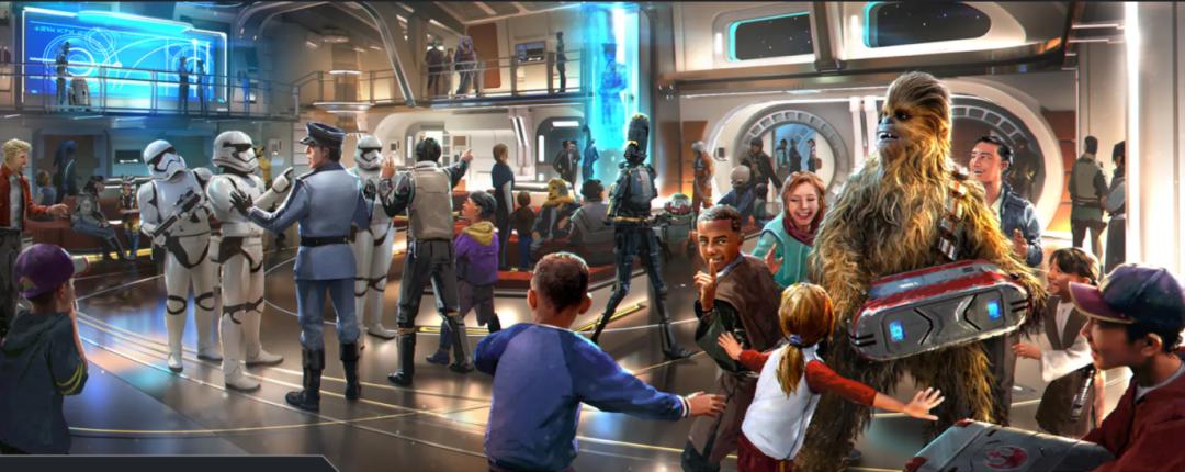 美国迪士尼星球大战酒店,全球高档酒店沉浸式体验