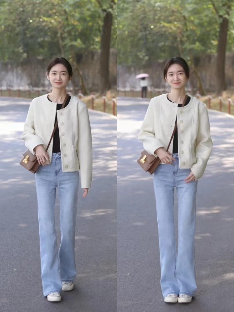 杏裙怎么搭配好看,杏色针织衫连衣裙怎么搭配