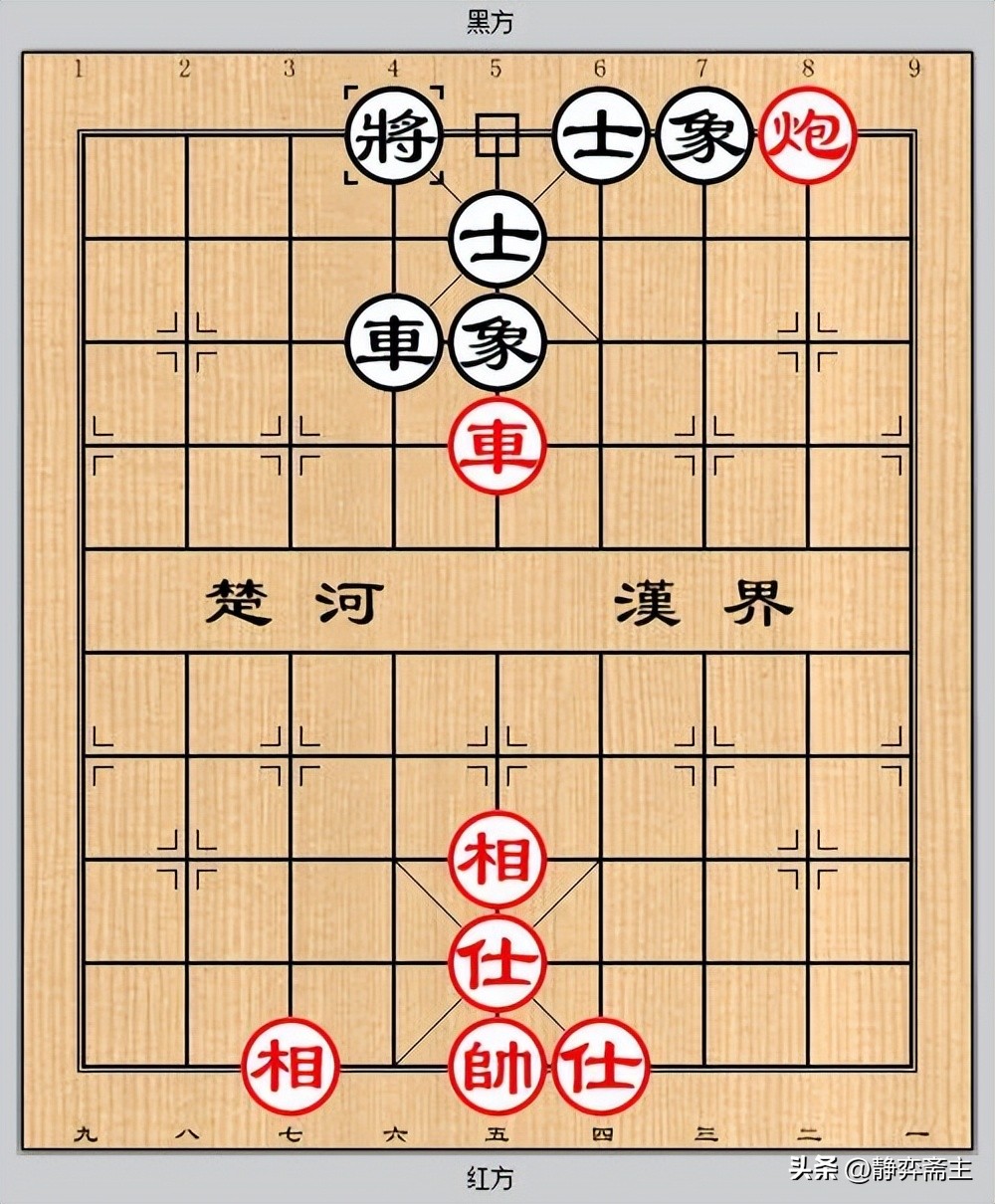 单车士守和车单兵定式,单车士象全守和炮车的定式