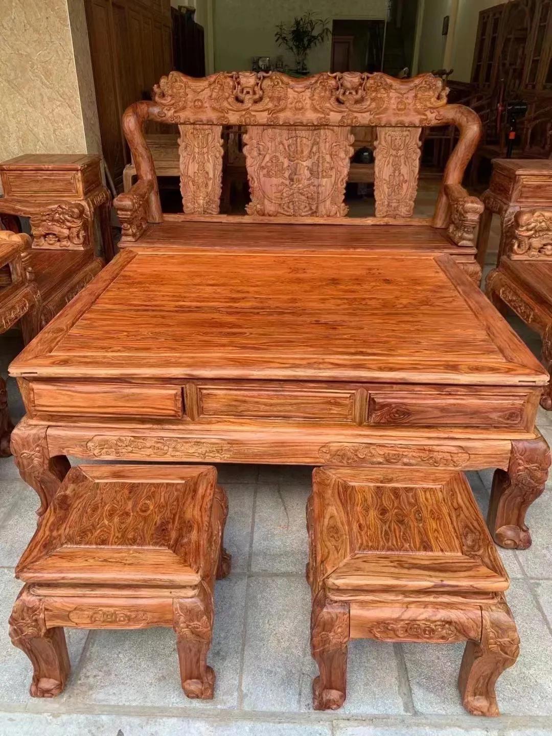 战国黄花梨,越南黄花梨战国沙发十件套