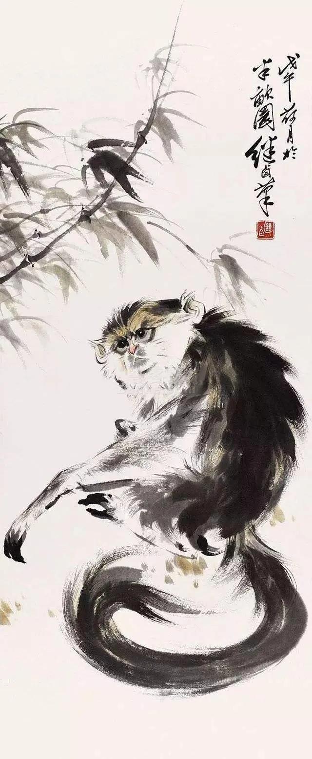刘继卣猴,刘继卣画猴作品高清大图