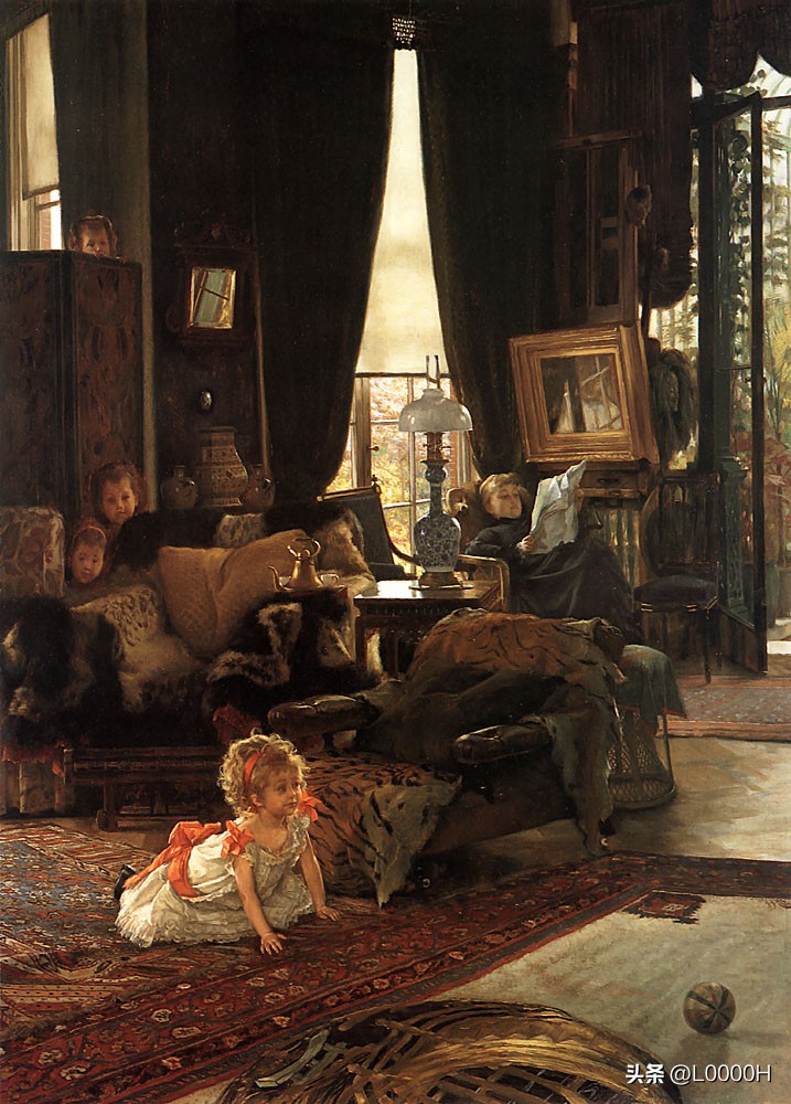 雅姆蒂索茶叶图片,画家雅姆蒂索作品欣赏