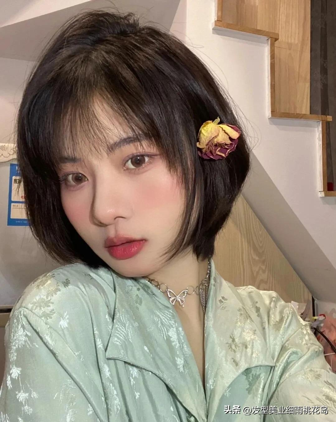 减龄短发乖乖款,乖乖女短发最新款