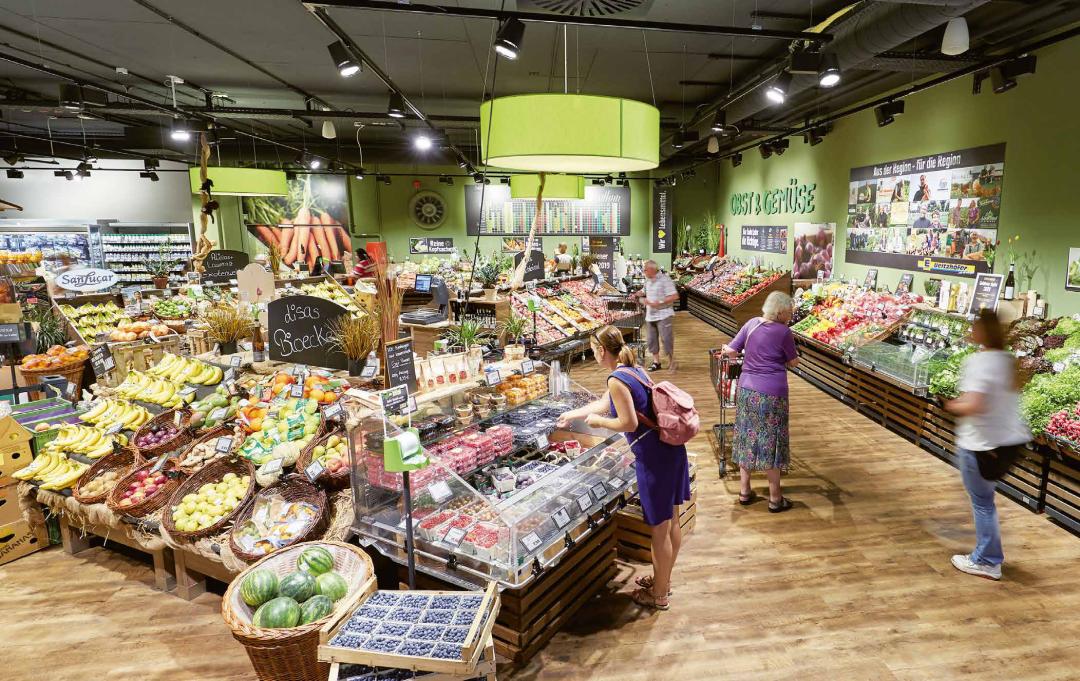 英国百年超市陈列欣赏,德国超市货架图解