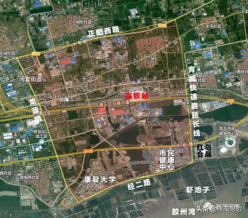 青岛高新区新规划地图,青岛高新区大产业园