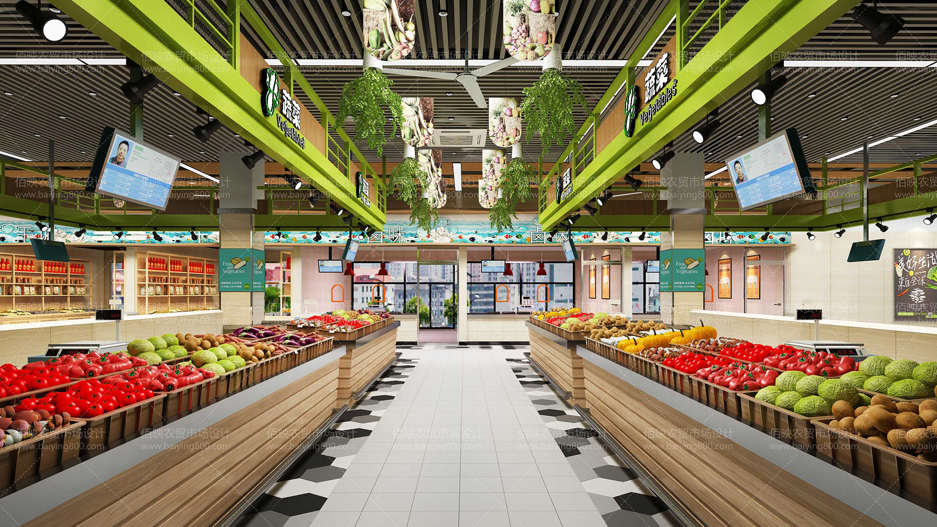 农贸市场如何设计给排水？活禽区的排水系统设置有讲究