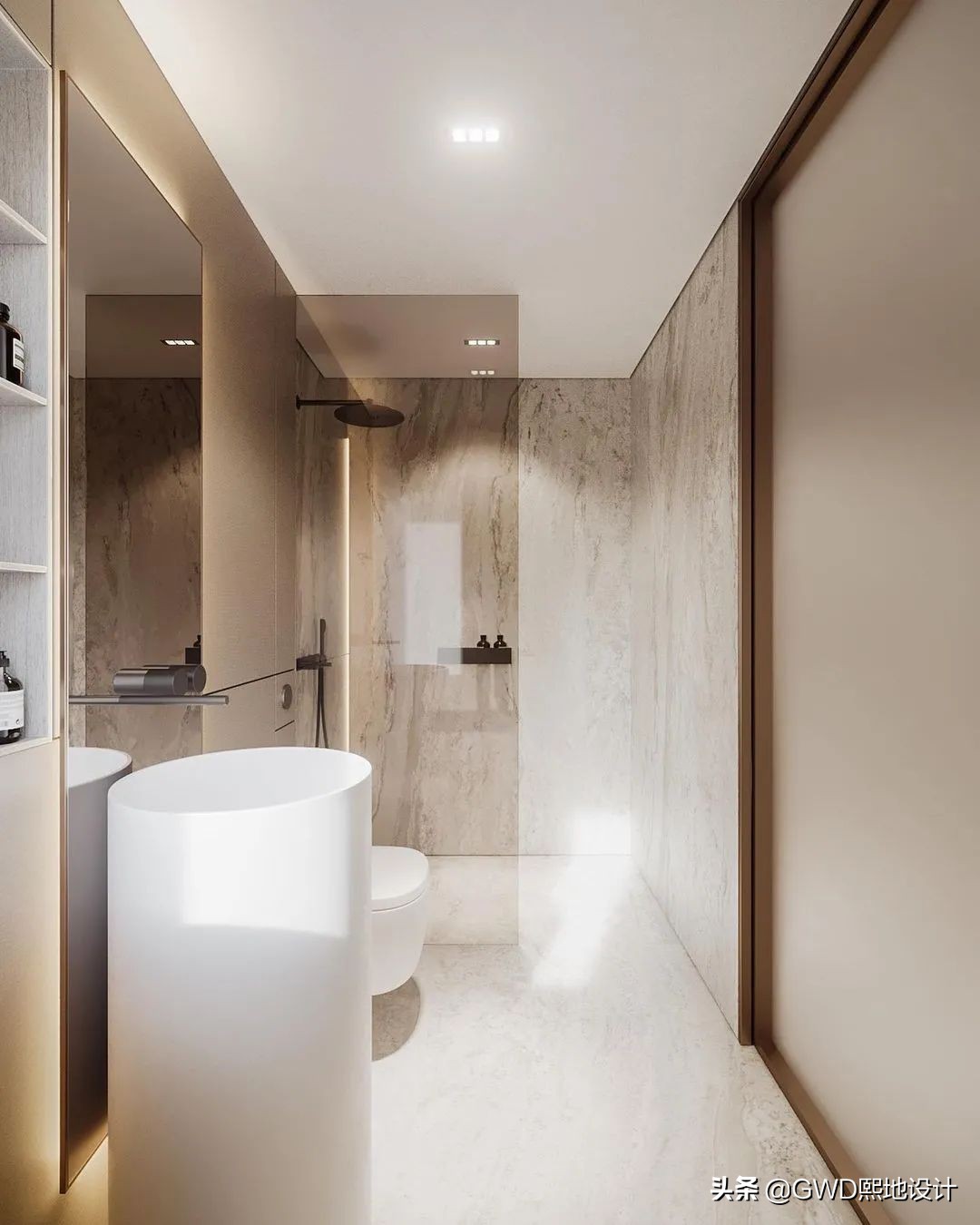 最美卫生间装修效果图,2021最火卫生间设计效果图