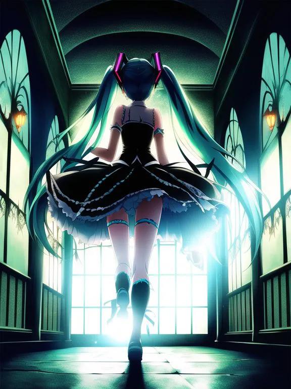 初音未来绘画教程可爱版,ai绘画未来少女