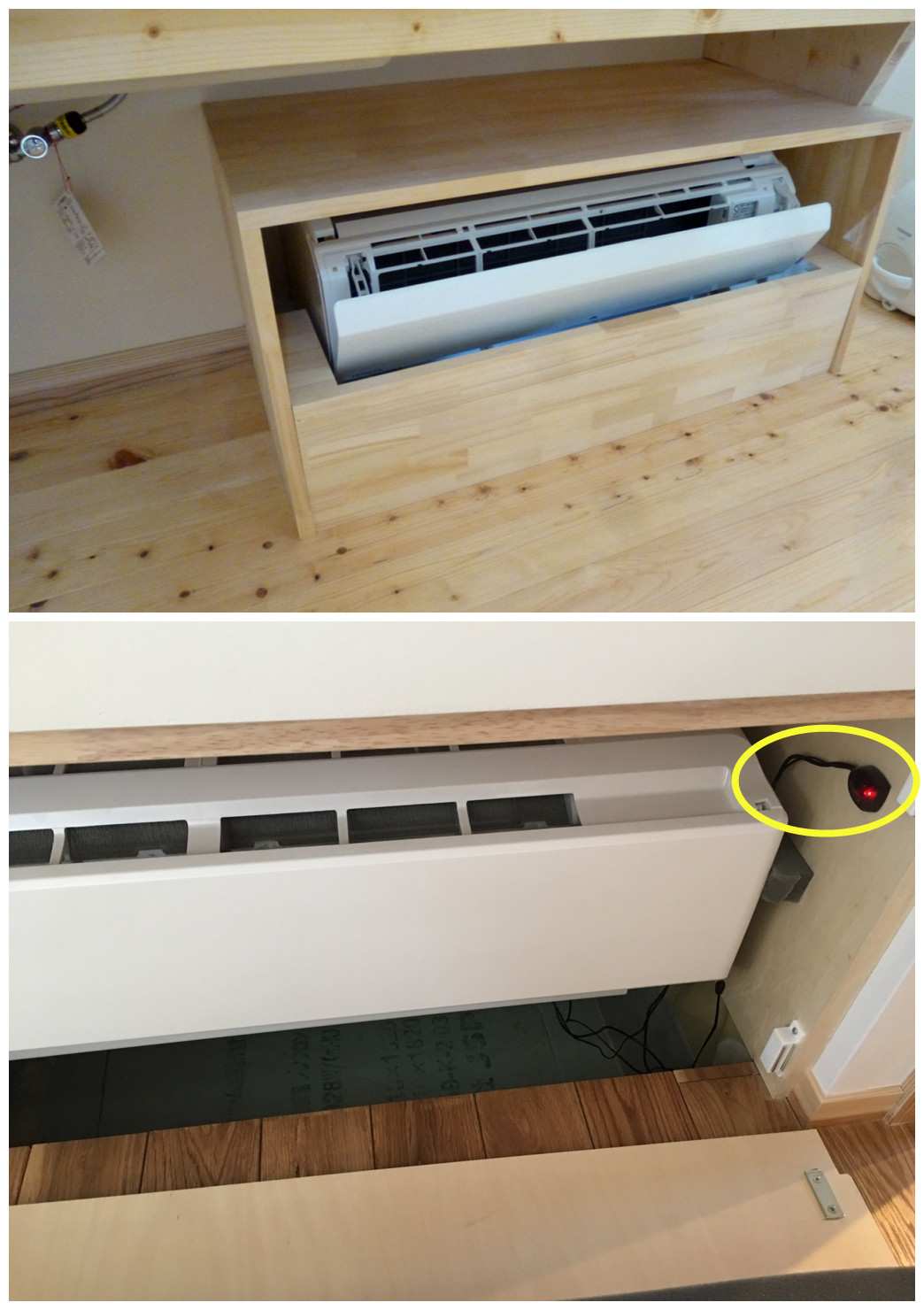 冬季立地式空调 (日本家庭常用的窗式空调)