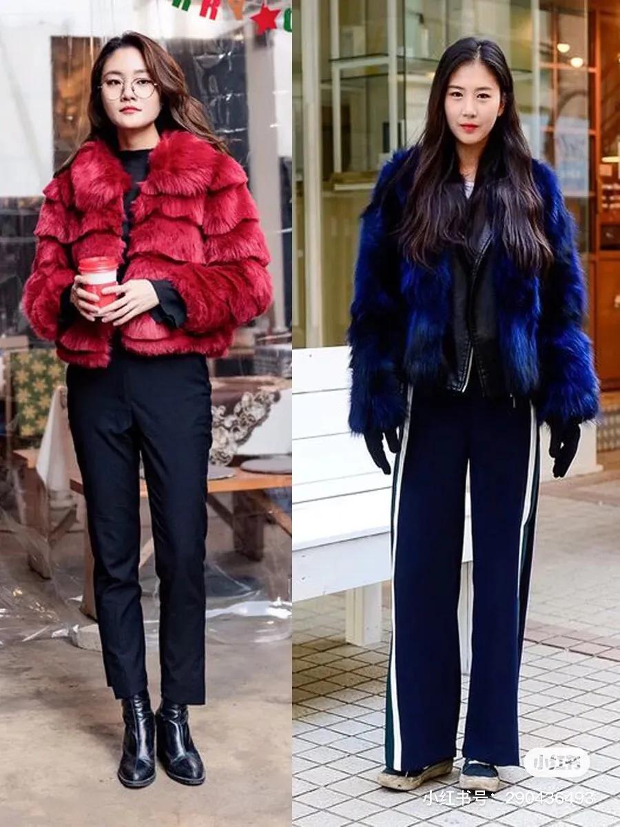 韩国小姐姐羽绒服,韩国小姐姐穿的羽绒服显瘦