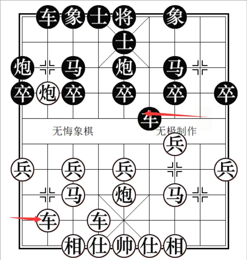 顺炮横车对直车最新布局,顺炮直车对横车开局定式