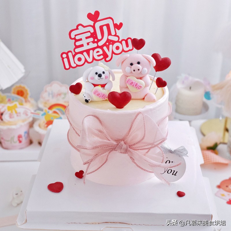 六一儿童节透明蛋糕盒子,六一儿童节蛋糕礼物