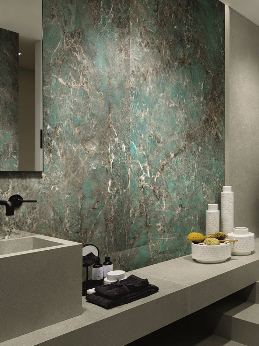 装修大理石砖怎么选择,卫生间地面铺贴600*1200的岩板