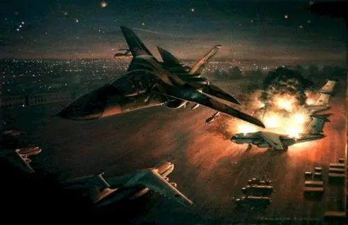 海湾战争完整视频,1986年黄金峡谷行动