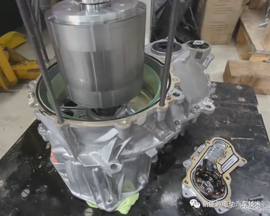 特斯拉扁线电机拆解,特斯拉电机技术原理与应用