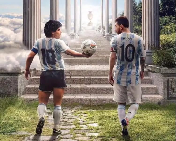 梅西和马拉多纳是一样高吗,梅西马拉多纳连过五人对比