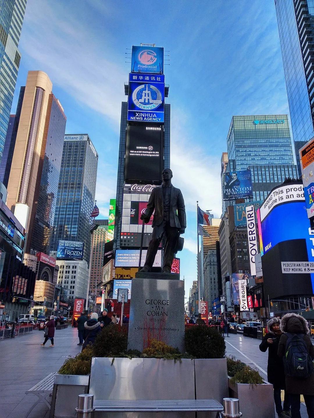 美国时代广场播放中国视频,美国时代广场大屏幕广告费多少