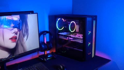 机箱玩游戏rgb风扇转但是不亮,机箱rgb转换argb