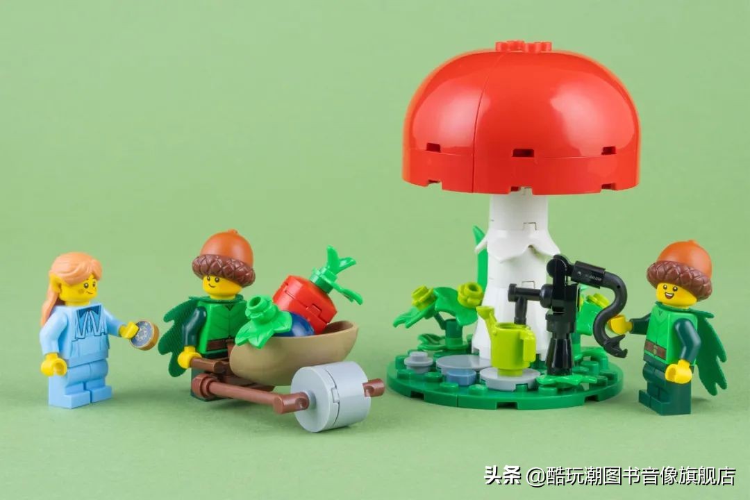 乐高新品蘑菇屋,ideas乐高a型木屋