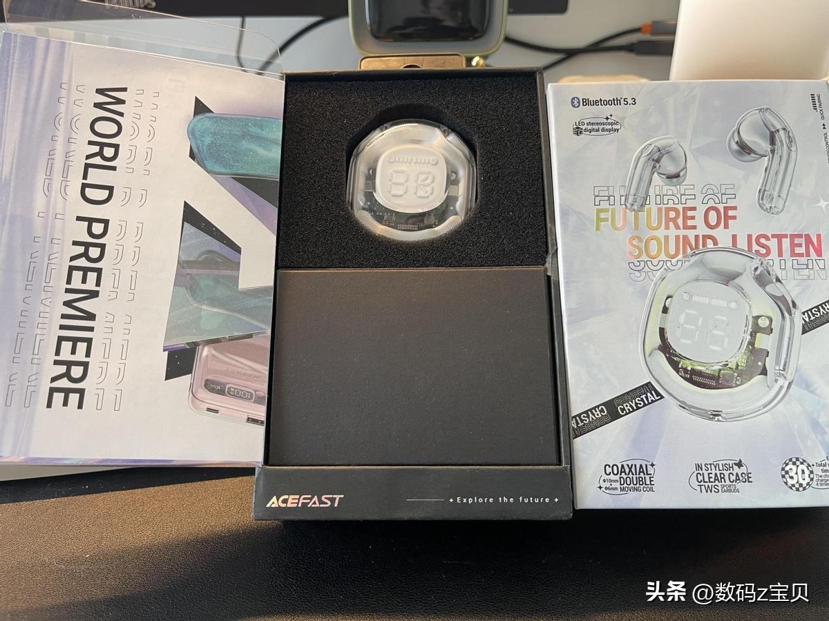 acefast2代小晶彩蓝牙耳机,蓝牙耳机推荐性价比高qcy