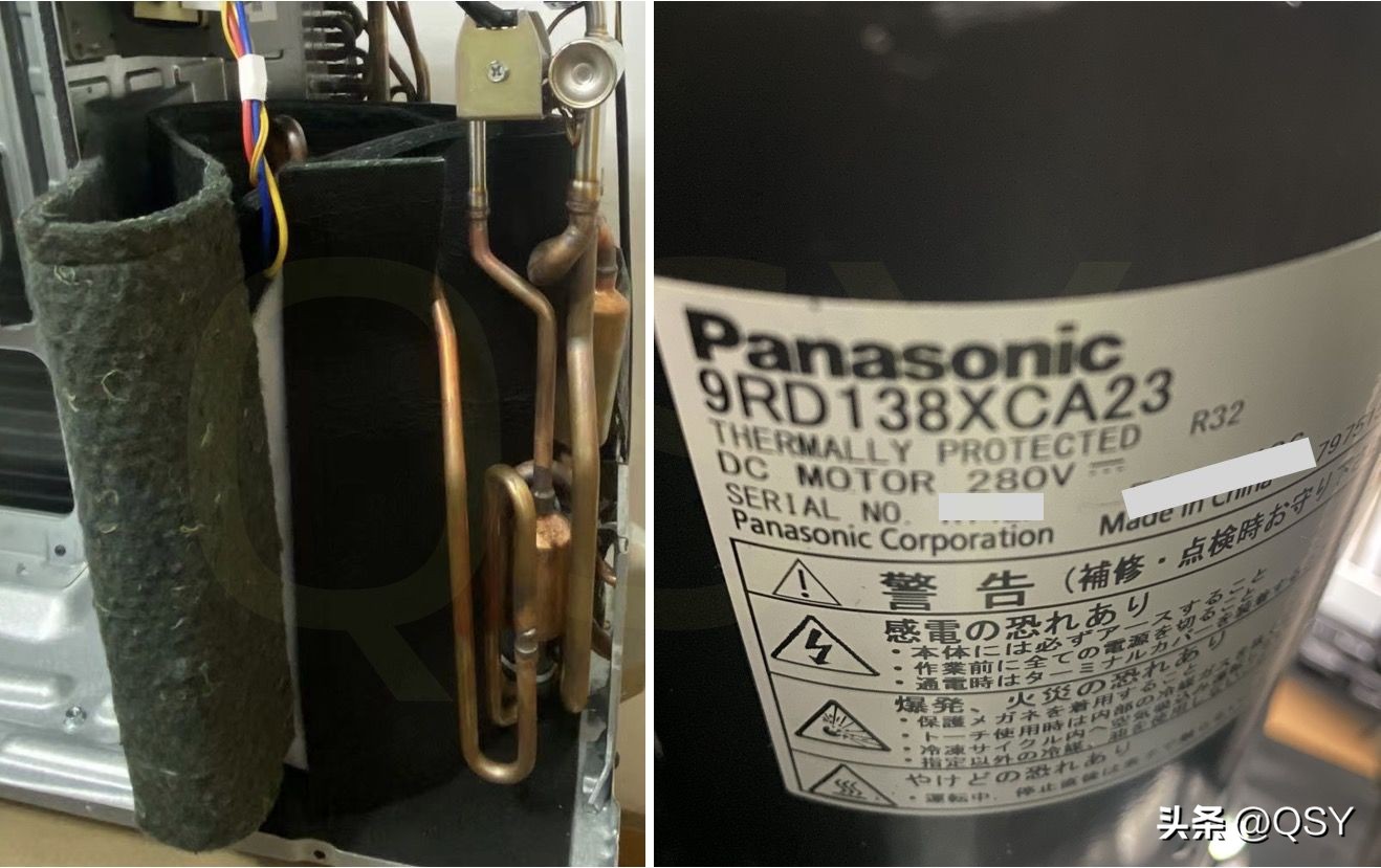 拆松下TX日本寒地制热空调40型