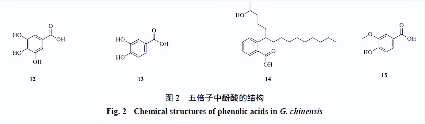 五倍子中主要有效成分类型是,五倍子药理与功效