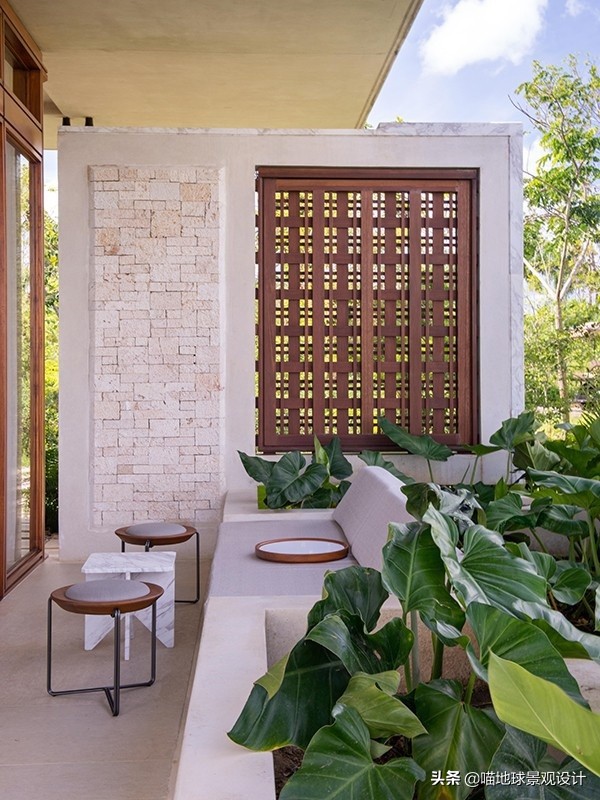 60平方别墅庭院效果图大全,60款优秀的别墅庭院创意背景景墙