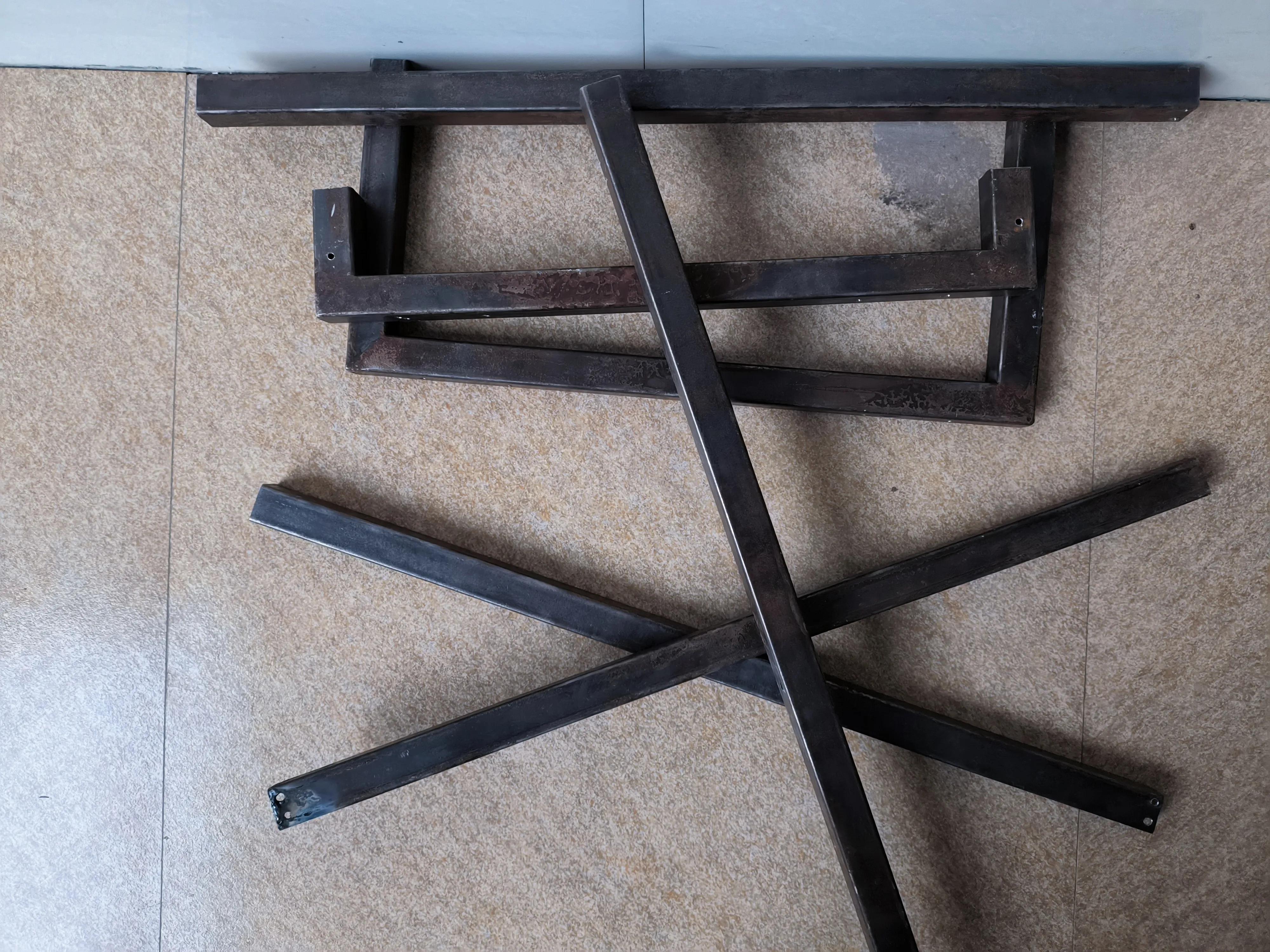 记一次失败,用方管焊桌子腿教程