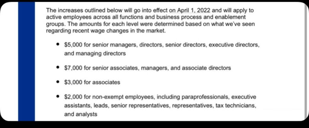 毕马威一年几薪,毕马威今年涨薪吗