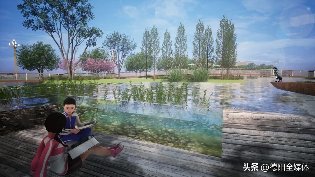 广汉城北新区生态湿地公园位置,广汉新增湿地公园