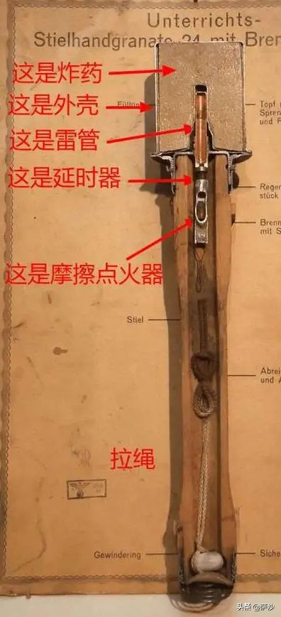 德国早期木柄手榴弹是什么型号,战争时期最强的木柄手榴弹